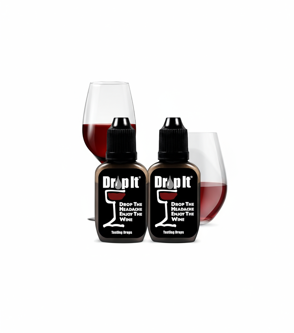 Drop It® - For Wine Tastings and Festivals - 2 Pack