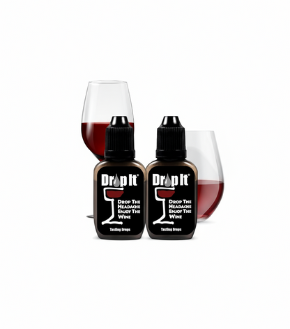 Drop It® - For Wine Tastings and Festivals - 2 Pack